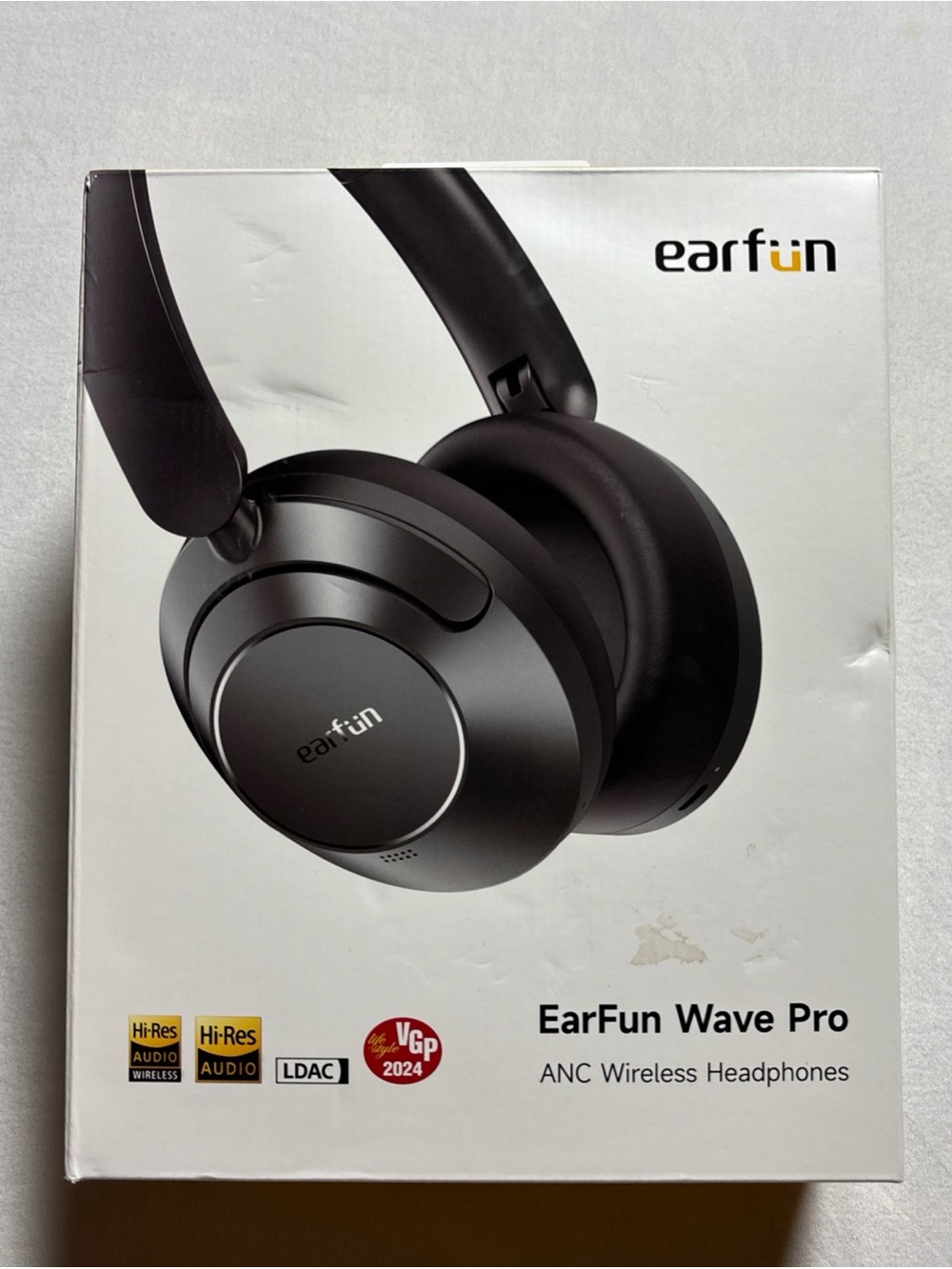 EarFun Wave Pro Wireless ANC Bluetooth Headphones - Black